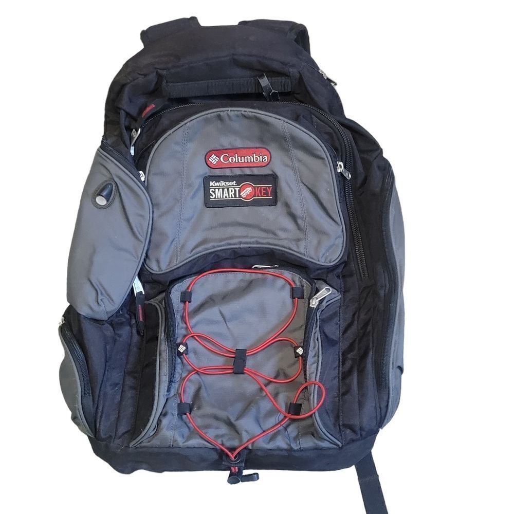 Columbia Unisex Large Grey And Black Backpack